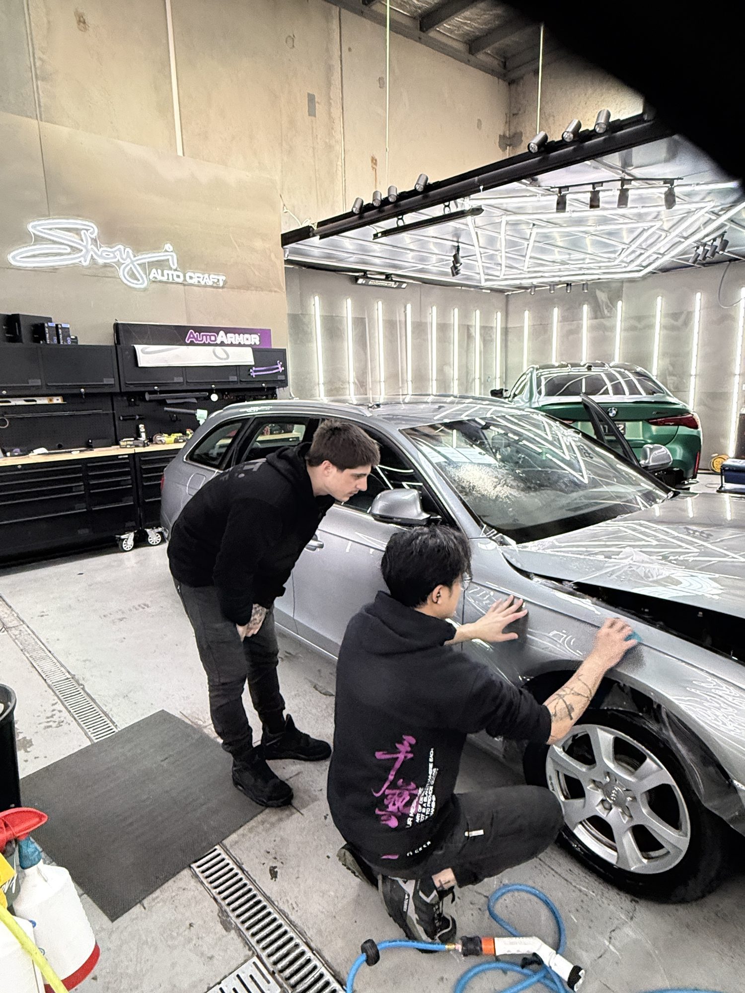 PPF installation training at Shoyi